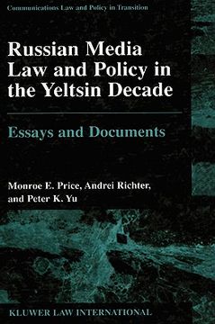 portada russian media law and policy in yeltsin decade, essays and documents (en Inglés)