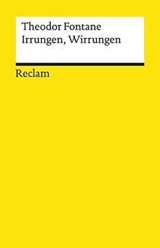 portada Irrungen, Wirrungen: Roman (Reclams Universal-Bibliothek) (en Alemán)