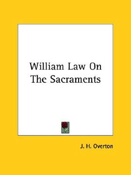 portada william law on the sacraments (en Inglés)