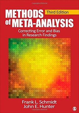 portada Methods of Meta-Analysis: Correcting Error and Bias in Research Findings (in English)