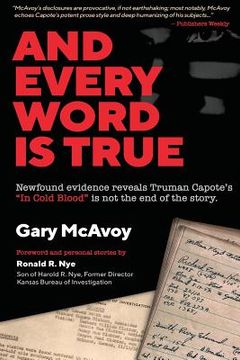 portada And Every Word Is True (in English)