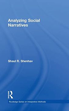 portada Analyzing Social Narratives (Routledge Series on Interpretive Methods) (en Inglés)