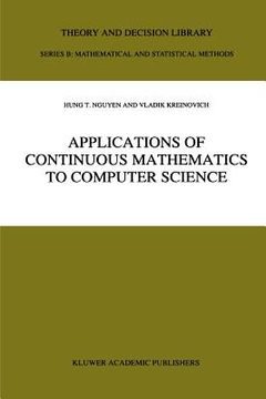 portada applications of continuous mathematics to computer science (en Inglés)