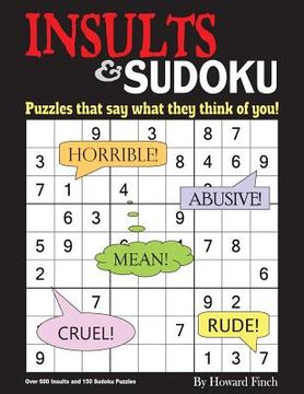 portada Insults & Sudoku: Puzzles that say what they think of you! (en Inglés)
