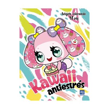 portada COLOREAR KAWAII ANTIESTRÉS (in Spanish)