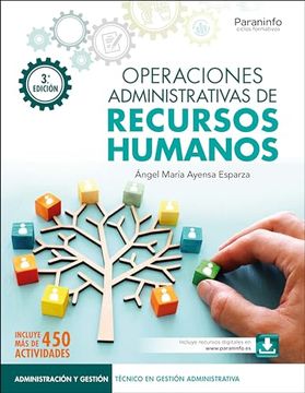 portada Operaciones Administrativas de Recursos Humanos 3. ª Edicion 2024 (in Spanish)