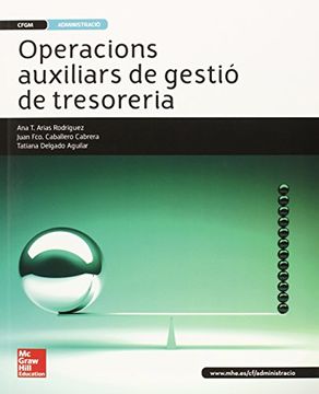 portada Operacions Auxiliars de Gestió de Tresoreria, Grau Mitjà (en Catalá)