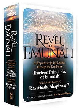 portada Revel in Emunah: A Deep and Inspiring Journey Through the Rambam s Thirteen Principles of Emunah Based on the Shiurim of rav Moshe Shapiro zt l (en Inglés)