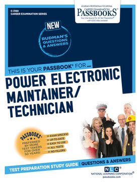 portada Power Electronic Maintainer/Technician (C-3180): Passbooks Study Guide Volume 3180 (en Inglés)