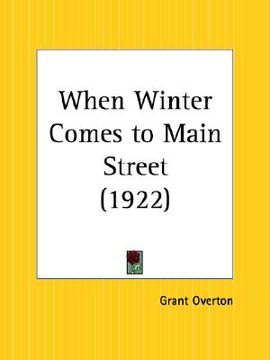 portada when winter comes to main street (en Inglés)