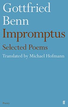portada Gottfried Benn - Impromptus (en Inglés)