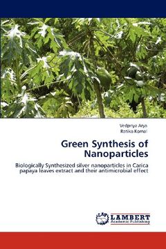 portada green synthesis of nanoparticles (en Inglés)