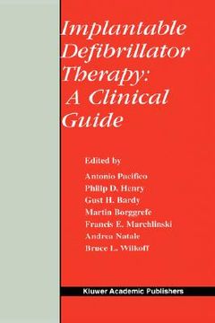 portada implantable defibrillator therapy: a clinical guide (en Inglés)