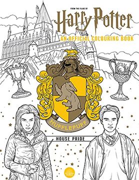 portada Harry Potter: Hufflepuff House Pride: The Official Colouring Book (en Inglés)