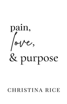 portada Pain, Love, and Purpose (in English)
