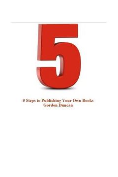 portada 5 Steps to Publishing Your Own Book (in English)