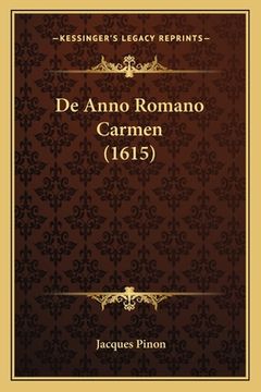 portada De Anno Romano Carmen (1615) (en Latin)