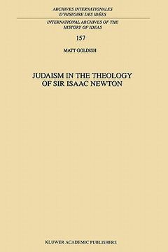 portada judaism in the theology of sir isaac newton (en Inglés)