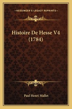 portada Histoire De Hesse V4 (1784) (en Francés)