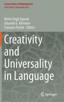 portada Creativity and Universality in Language (en Inglés)