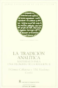 portada La Tradición Analítica. Materiales Para una Filosofía de la Religión - Volumen 2 (in Spanish)