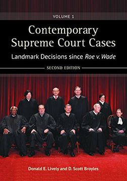portada Contemporary Supreme Court Cases: Landmark Decisions Since Roe V. Wade [2 Volumes] (en Inglés)