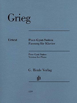 portada Peer Gynt-Suiten: Fassung fr Klavier zu Zwei Hnden