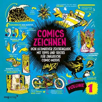 portada Comics Zeichnen - 67 Einfache Tutorials (Volume 1) (en Alemán)