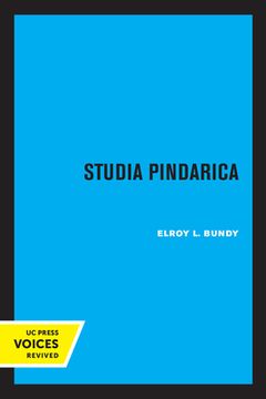 portada Studia Pindarica (en Inglés)