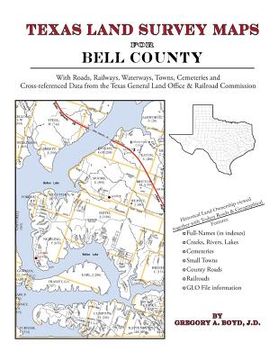 portada Texas Land Survey Maps for Bell County (en Inglés)