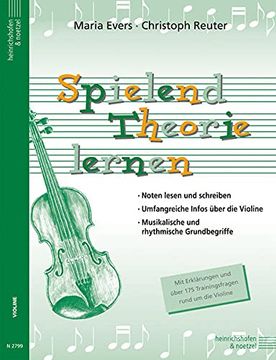 portada Spielend Theorie Lernen (Violine): Mit Erklärungen und Über 175 Trainingsfragen Rund um die Violine