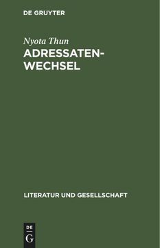 portada Adressatenwechsel (en Alemán)