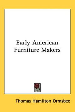 portada early american furniture makers (en Inglés)