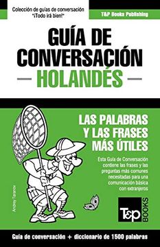 portada Guía de Conversación Español-Holandés y Diccionario Conciso de 1500 Palabras (Spanish Collection)