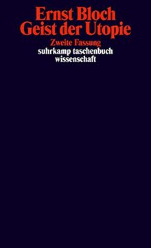 portada Suhrkamp-Taschenbuch Wissenschaft, 552: Werkausgabe, bd. 3 - Geist der Utopie (en Alemán)