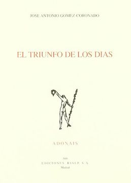portada El Triunfo de los Días (Poesía. Adonais) (in Spanish)