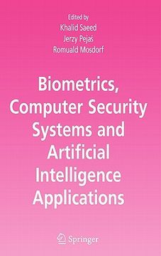 portada biometrics, computer security systems and artificial intelligence applications