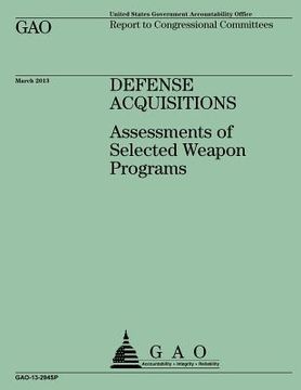 portada Report to Congressional Committees: Defense Acquisitions (en Inglés)