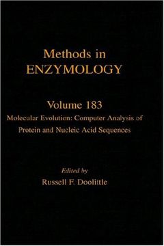 portada Molecular Evolution: Computer Analysis of Protein and Nucleic Acid Sequences, Volume 183 (Methods in Enzymology) (en Inglés)