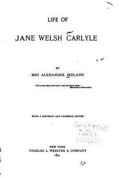 portada Life of Jane Welsh Carlyle (en Inglés)