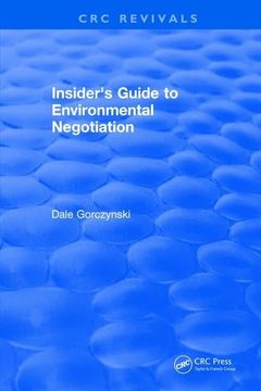 portada Insider's Guide to Environmental Negotiation