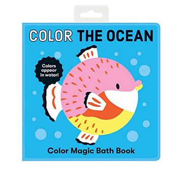 portada Color the Ocean Color Magic Bath Book (en Inglés)