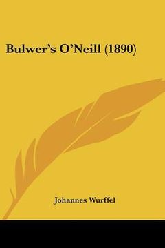 portada Bulwer's O'Neill (1890) (en Alemán)
