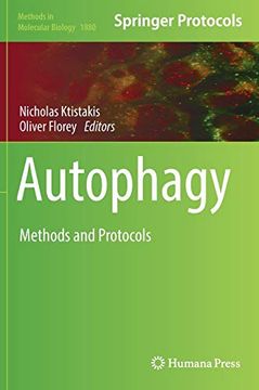 portada Autophagy: Methods and Protocols (Methods in Molecular Biology) (en Inglés)