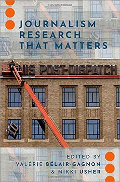 portada Journalism Research That Matters (Journalism and pol Commun Unbound Series) (in English)