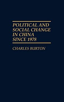 portada Political and Social Change in China Since 1978 (en Inglés)