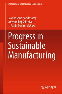 portada Progress in Sustainable Manufacturing (en Inglés)