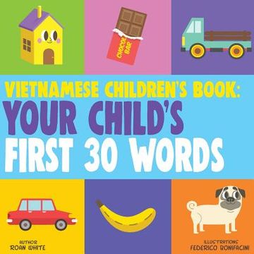 portada Vietnamese Children's Book: Your Child's First 30 Words (in English)