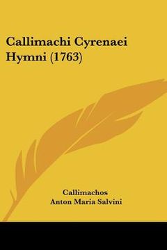 portada callimachi cyrenaei hymni (1763) (en Inglés)