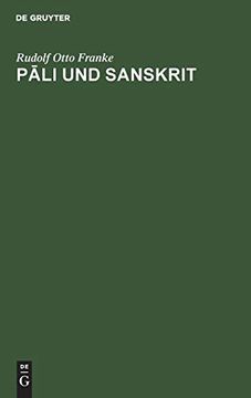 portada Pāli und Sanskrit (in German)